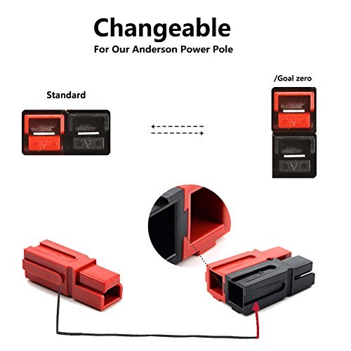 JoinWin MFG 10AWG Solar Panel Cable Kits Compatible with MC4 Connector and Anderson PowerPole Adapter Connector Male and Female for RVs, Yeti Battery Pack Solar Generator Powerstation