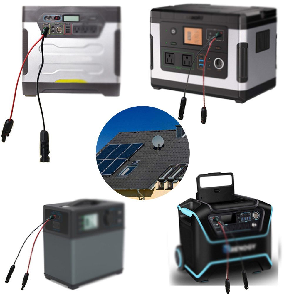 JoinWin MFG 10AWG Solar Panel Cable Kits Compatible with MC4 Connector and Anderson PowerPole Adapter Connector Male and Female for RVs, Yeti Battery Pack Solar Generator Powerstation