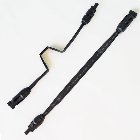Solar Kits Flatcable IP67 MC4 Adapter Connector Cable For Camping Balcony photovoltaic